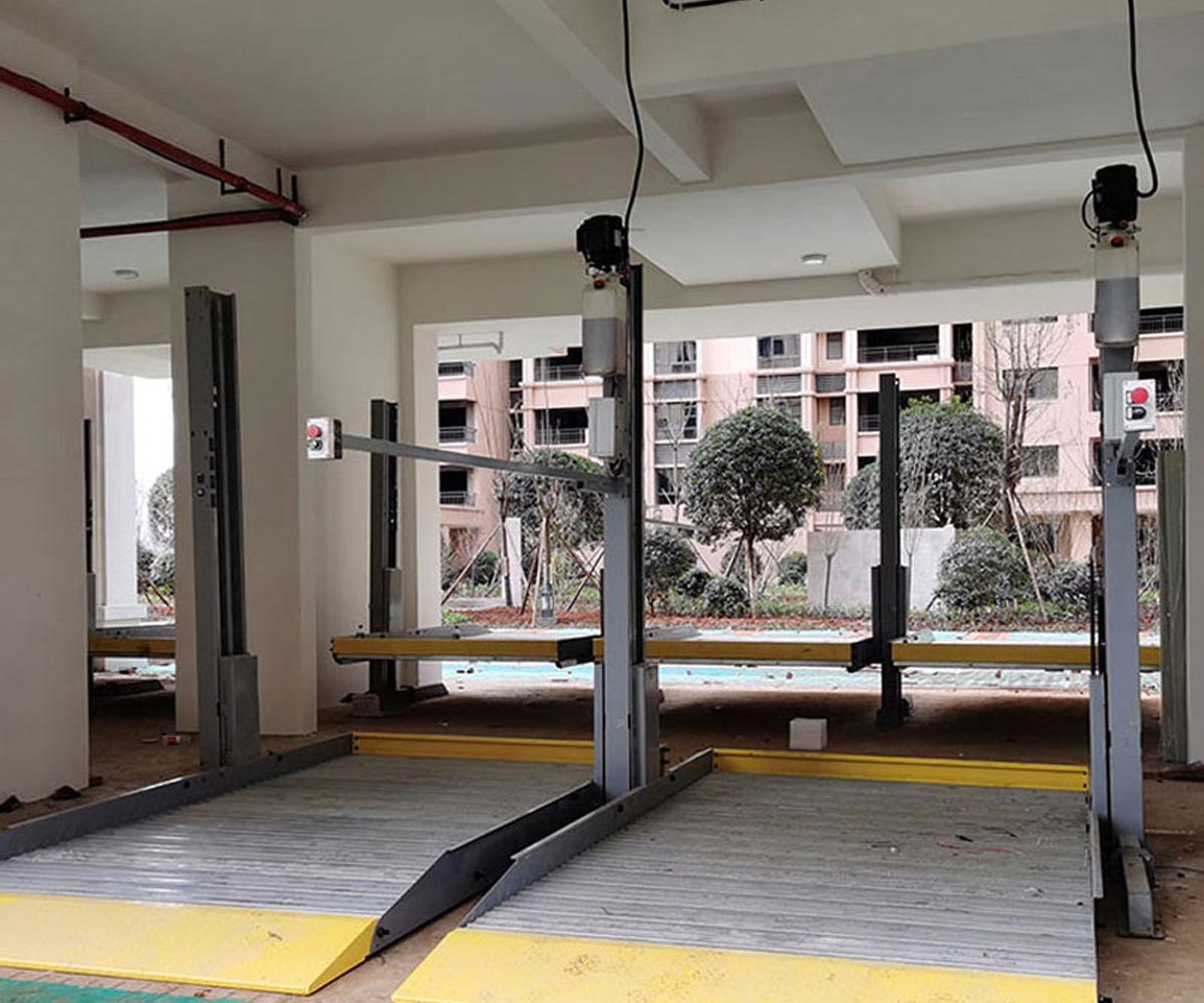 勐腊PSH升降平移式机械式立体停车设备过验收
