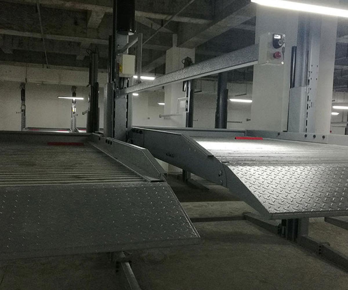 两层简易升降类立体停车库改造