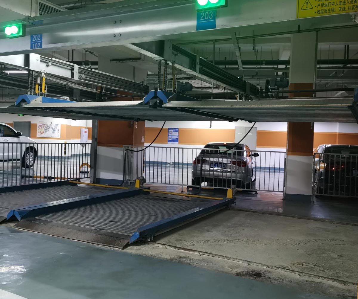 鹤庆2层简易式立体车库停车设备二手