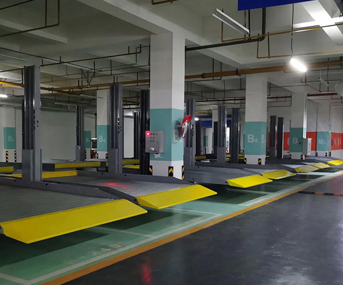 靖远简易式立体停车位改造