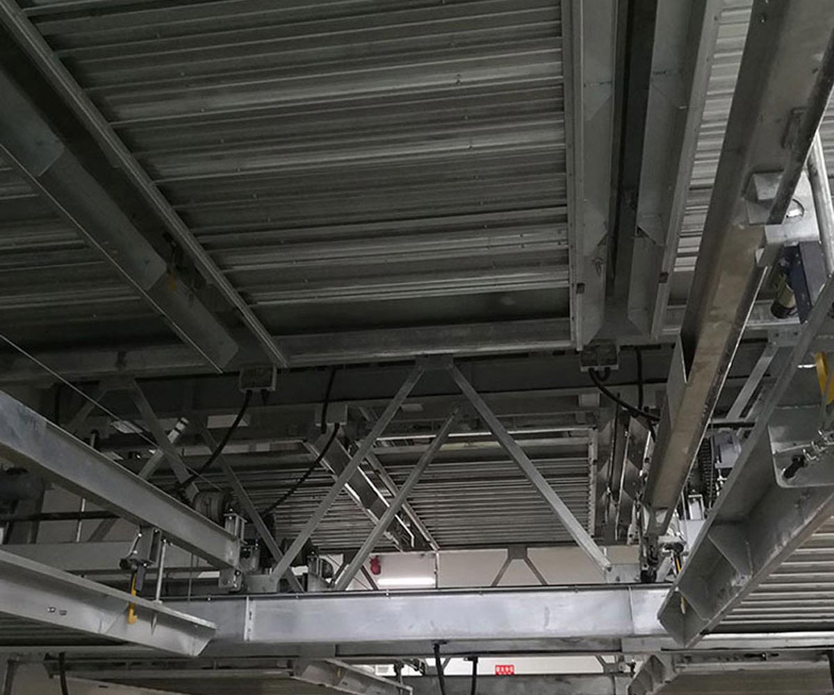 思茅两层升降横移机械式立体停车设备改造