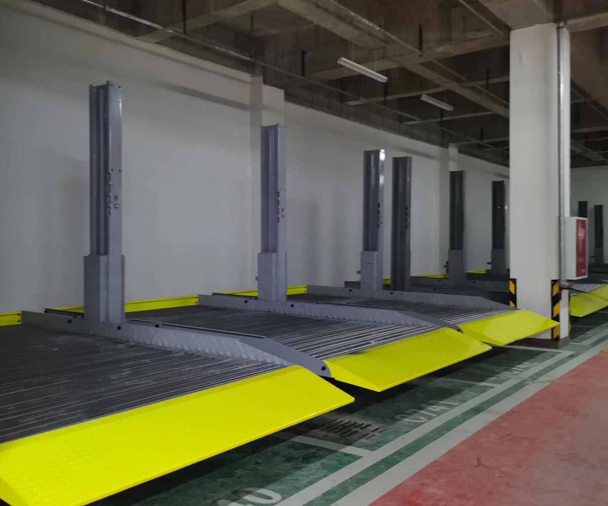 崆峒双柱简易式立体停车库短租