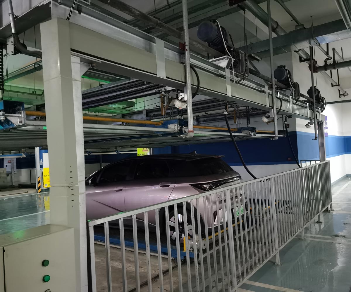 绥江单列式二层PSH升降横移类立体停车设备