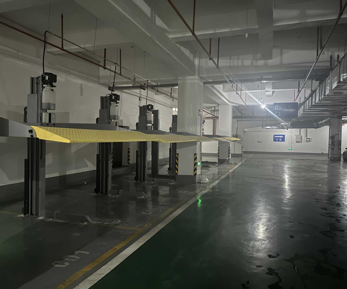 四柱机械停车库设计解析
