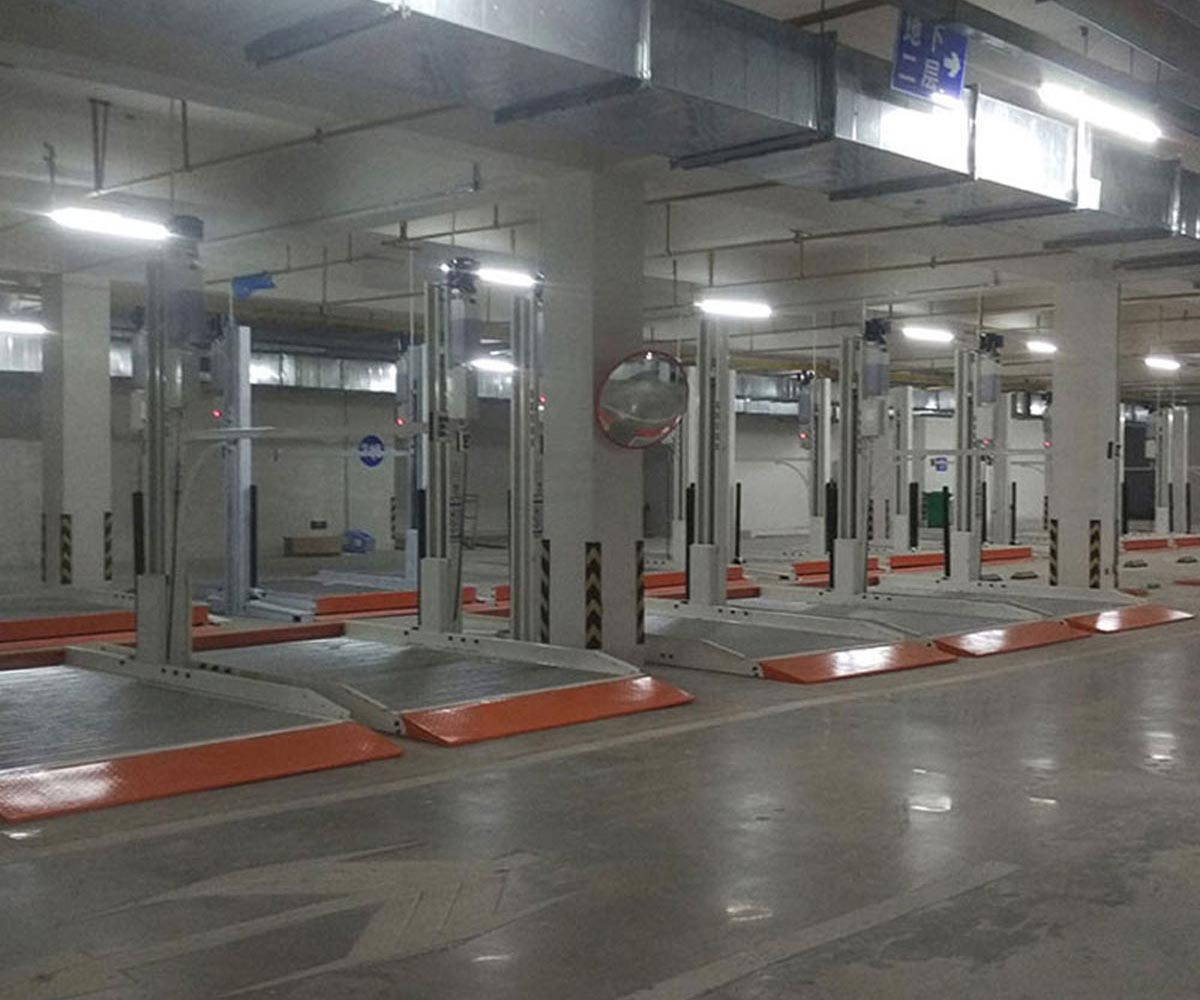 二层简易升降类机械停车场安装.jpg